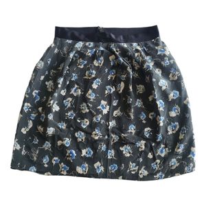 J crew 100% silk floral skirt size 6